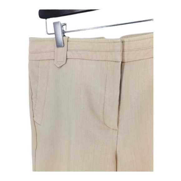 4/$45 WORTHINGTON Beige Tan Modern Fit Flat Front Shorts 6 - Picture 3 of 4
